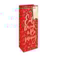 Eurowrap Be Merry Bottle Bag
