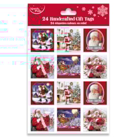 Eurowrap 24pk Traditional Santa Gift Tags Eurowrap 24pk Traditional Santa Gift Tags