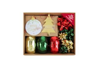 Eurowrap 15pc Traditional Tag & Ribbon Pack Eurowrap 15pc Traditional Tag & Ribbon Pack