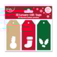 Eurowrap 12pk Die Cut Traditional Gift Tags Eurowrap 12pk Die Cut Traditional Gift Tags
