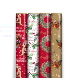 Eurowrap Traditional Gift Wrap 4m Eurowrap Traditional Gift Wrap 4m