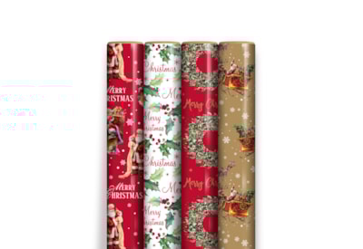 Eurowrap Traditional Gift Wrap 4m