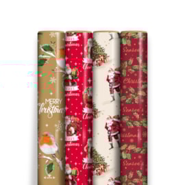 Eurowrap Traditional Gift Wrap 7m Eurowrap Traditional Gift Wrap 7m