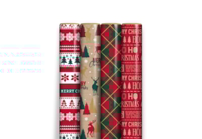 Eurowrap Sim Kraft Gift Wrap 7m