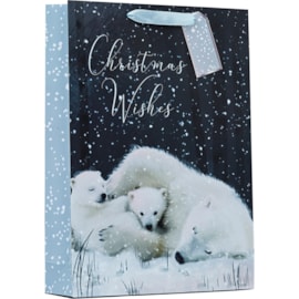 Polar Bears Gift Bag Xlarge (X-492-XL)