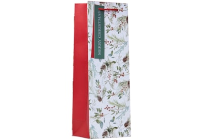 Frosted Foliage Bottle Bag