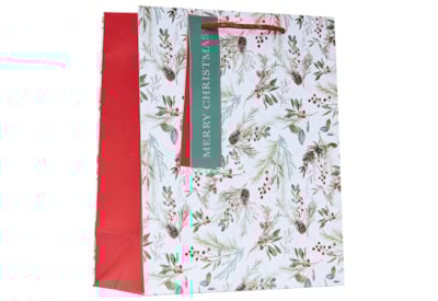 Frosted Foliage Gift Bag Medium