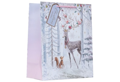 Ornate Deer Gift Bag Large