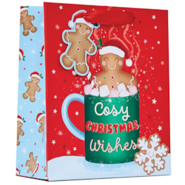 Cosy Christmas Gift Bag Large