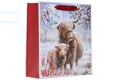 Highland Cow Gift Bag Medium