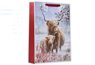 Highland Cow Gift Bag Xlarge