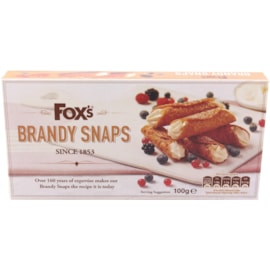Fox's Golden Brandy Snaps 100g (X065S)