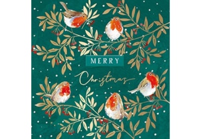 Ling Christmas Robins Cards (X15300EA)