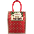 Bramble Jute Medium Red Sweet Hamper Bag (X1643)