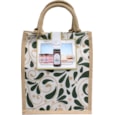 Bramble Jute Medium Green Savory Hamper Bag Bramble Jute Medium Green Savory Hamper Bag