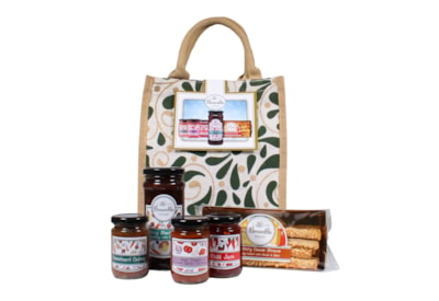 Bramble Jute Medium Green Savory Hamper Bag Bramble Jute Medium Green Savory Hamper Bag