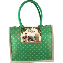 Bramble Jute Green Hamper Bag Large (X1645)