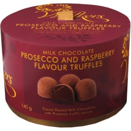 Walkers Prosecco & Raspberry Truffle Drum 140g Walkers Prosecco & Raspberry Truffle Drum 140g