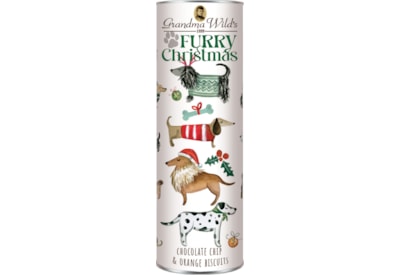 Grandma Wild's Furry Christmas Chocolate Chip & Orange Biscuits Tube 200g Grandma Wild's Furry Christmas Chocolate Chip & Orange Biscuits Tube 200g