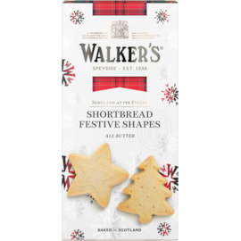 Walkers Shortbread Festive Shapes 60g (X2916)