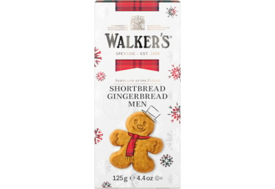Walkers Shortbread Festive Gingerbread Mn 125g (X2919)