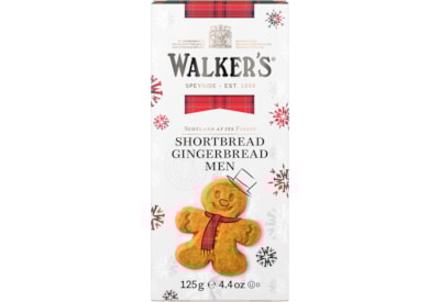Walkers Shortbread Festive Gingerbread Mn 125g Walkers Shortbread Festive Gingerbread Mn 125g
