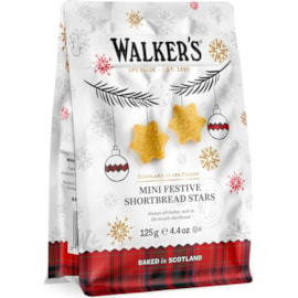 Walkers Festive Mini Stars Bag 125g (X2927)