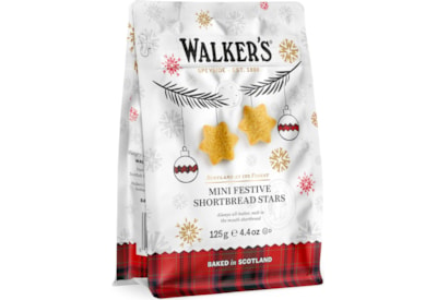 Walkers Festive Mini Stars Bag 125g (X2927)