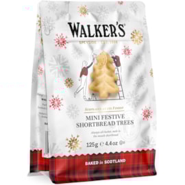 Walkers Festive Mnin S/b Trees 125g Walkers Festive Mnin S/b Trees 125g