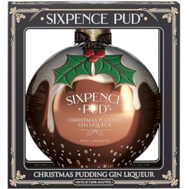 Gd Sixpence Xmas Pudding Gin Globe 50cl (X2933)