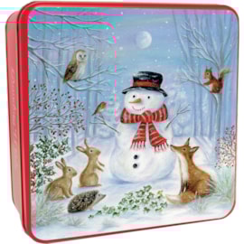 G Wilds Emb Snowman & Woodland Tin 160g G Wilds Emb Snowman & Woodland Tin 160g