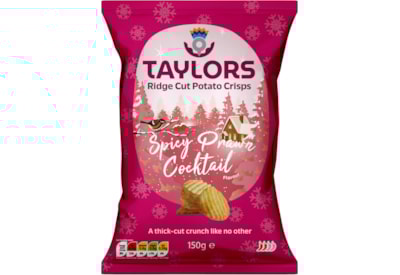 Taylor's Taylors Spicy Prawn Cocktail Crisps 150g Taylor's Taylors Spicy Prawn Cocktail Crisps 150g