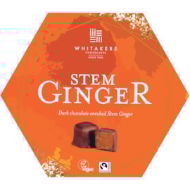 Whitakers Dark Chocolate Gingers 180g Whitakers Dark Chocolate Gingers 180g