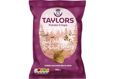 Taylor's Taylors Beef Wellington & Port Crisps 150g Taylor's Taylors Beef Wellington & Port Crisps 150g