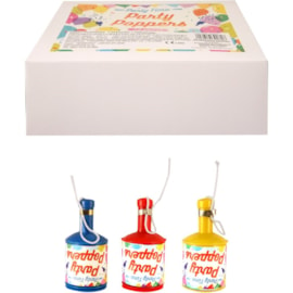 Henbrandt Party Poppers 72s (X39072)