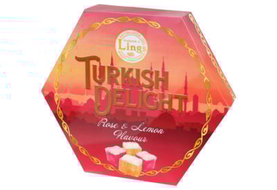 Frederick J Lings Lings Rose & Lemon Turkish Delight 200g Frederick J Lings Lings Rose & Lemon Turkish Delight 200g