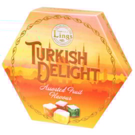 Frederick J Lings Lings Mixed Fruit Turkish Delight 200g Frederick J Lings Lings Mixed Fruit Turkish Delight 200g