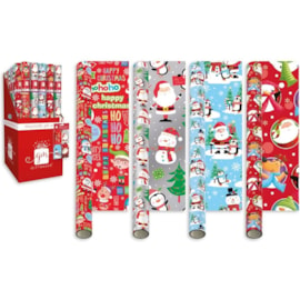 Giftmaker Wrap Novelty Cute 4 Designs 4m (XAMGW101)