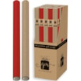 Giftmaker Wrap Red & Natural Ribbed Kraft 3m (XAMGW150)