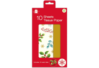 Giftmaker Christmas Tissue Paper Foliage 10 Sheets 10's (XANGA103)