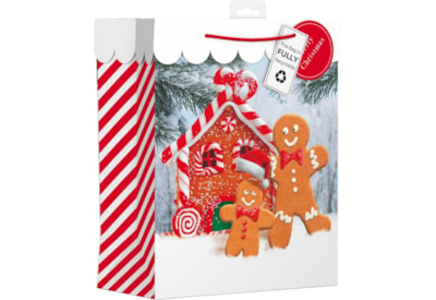 Giftmaker Gingerbread Man Gift Bag Large (XANGB60L)