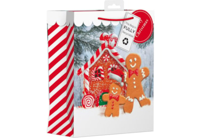 Giftmaker Gingerbread Man Gift Bag Medium (XANGB60M)