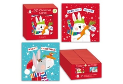 Giftmaker Mini Square Cute Design Cards 20's (XANGC502)
