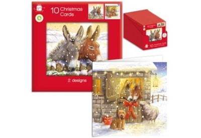 Giftmaker Square Donkeys Cards 10's Giftmaker Square Donkeys Cards 10's