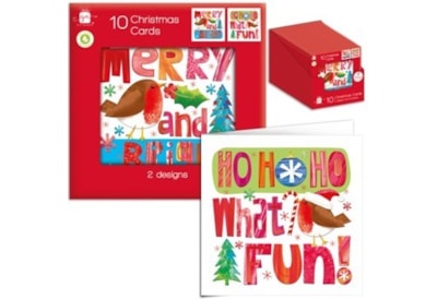 Giftmaker Square Seasonal Text Cards 10's Giftmaker Square Seasonal Text Cards 10's