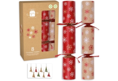 Giftmaker Christmas Kraft Tree Crackers 8x12" (XANGS501)