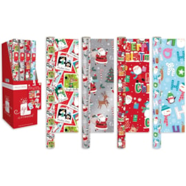 Giftmaker Wrap Novelty Cute 4 Designs 4m (XANGW101)