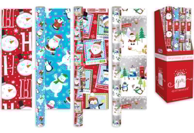 Giftmaker Cute Roll Wrap Asst 7m Giftmaker Cute Roll Wrap Asst 7m