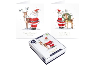 Tom Smith Lux Box Whims Santa Cards 20's (XANTC400)
