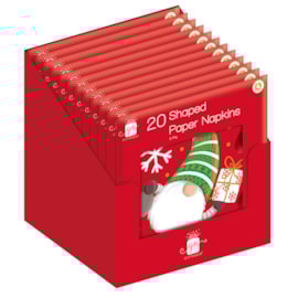 Giftmaker Shaped Napkins Gonk Pack 20 33x33 Giftmaker Shaped Napkins Gonk Pack 20 33x33